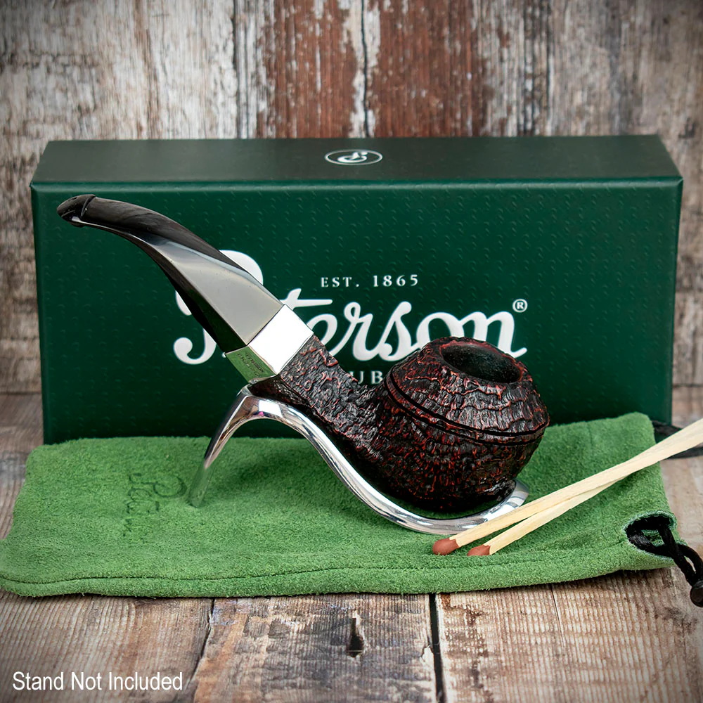 Peterson of Dublin Sherlock Holmes Briar Smoking Pipe - Red Sandblast Squire - Image 2