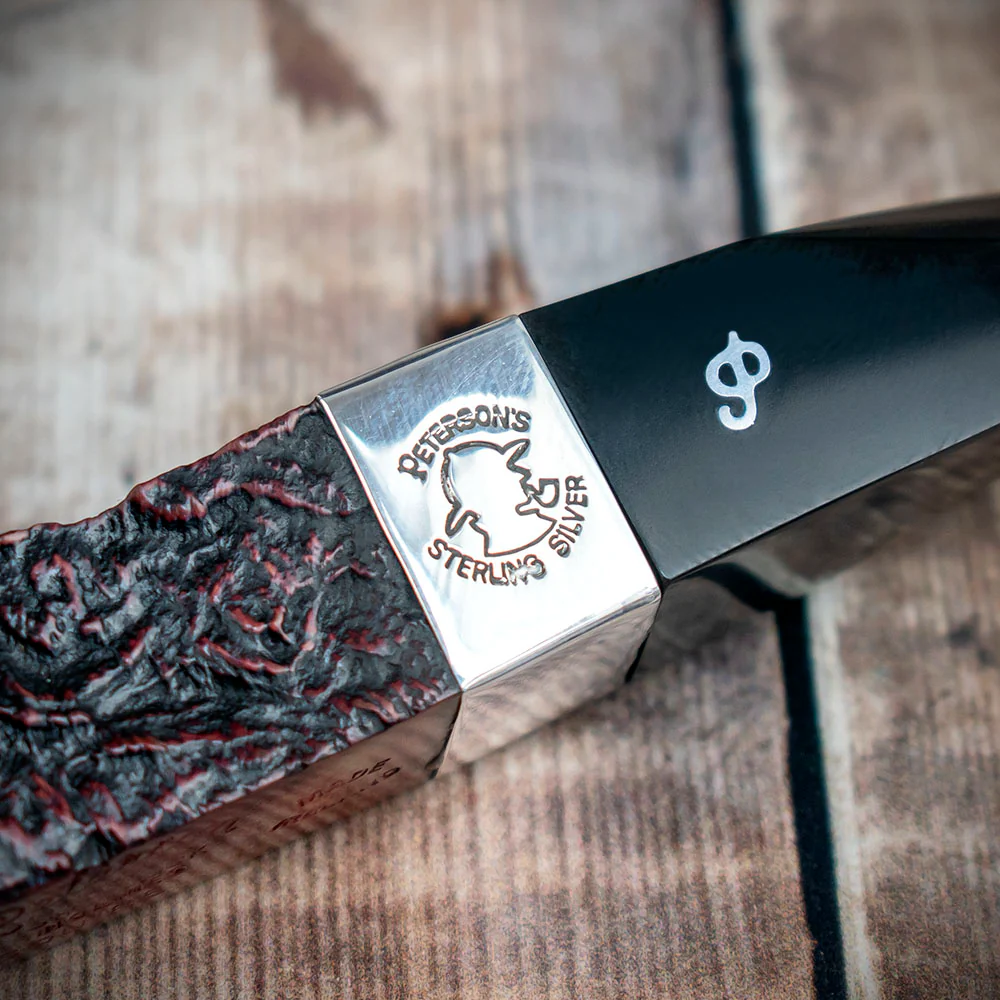 Peterson of Dublin Sherlock Holmes Briar Smoking Pipe - Red Sandblast Squire - Image 4