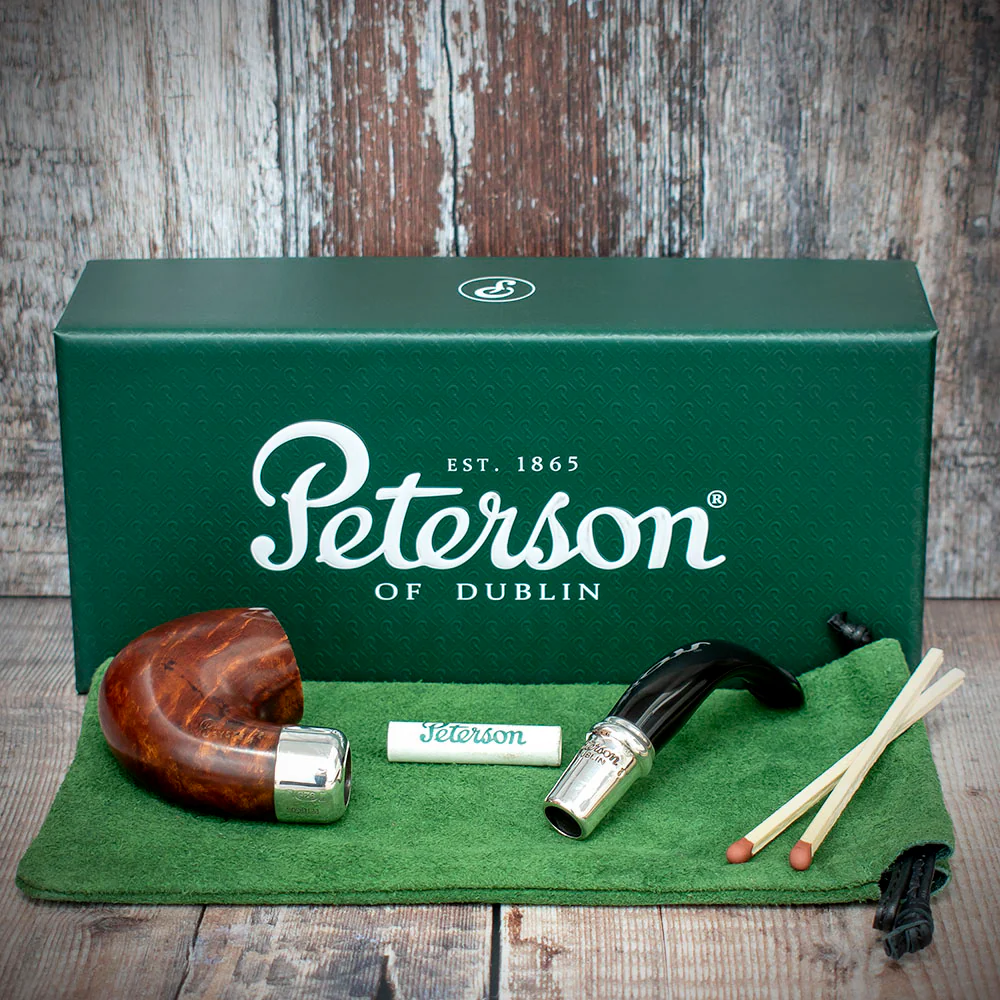 Peterson of Dublin System Spigot Briar Smoking Pipe - Shape 317 - 9mm - Image 3