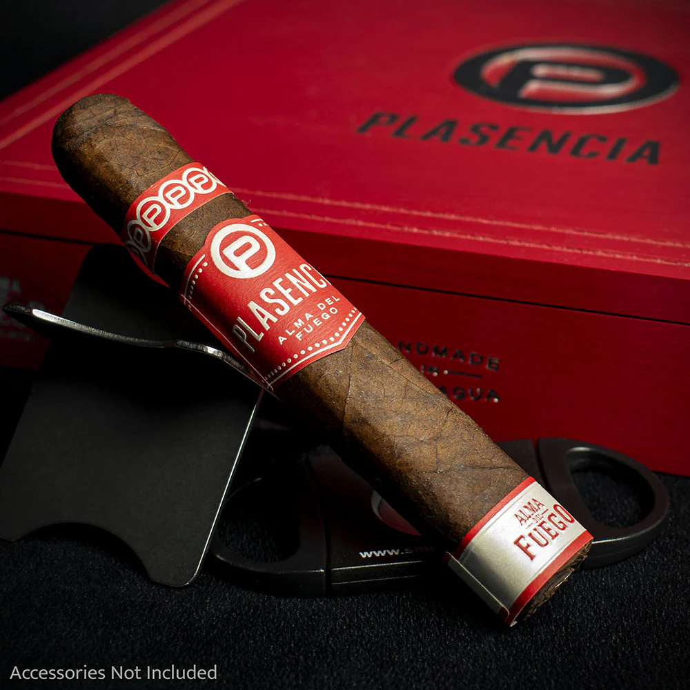 Plasencia Alma del Fuego Nicaraguan Candente (Robusto) Cigar - Box of 10 - Image 2