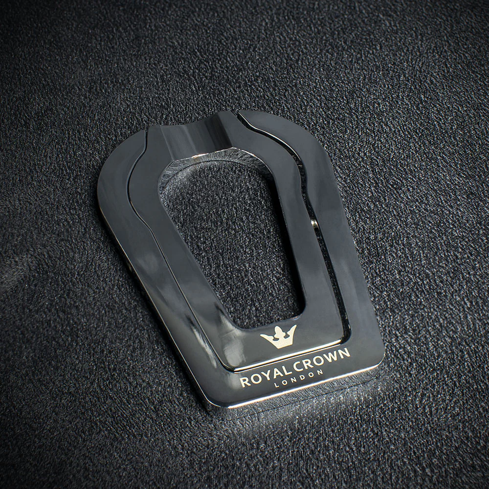 Polished Chrome Folding Pipe Stand - Image 4