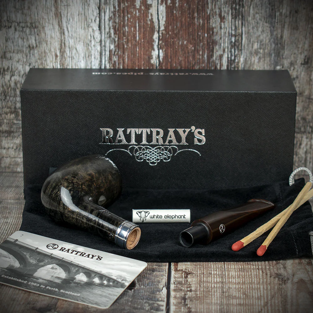 Rattray's Alba Briar Smoking Pipe - Shape No 37 - Image 4
