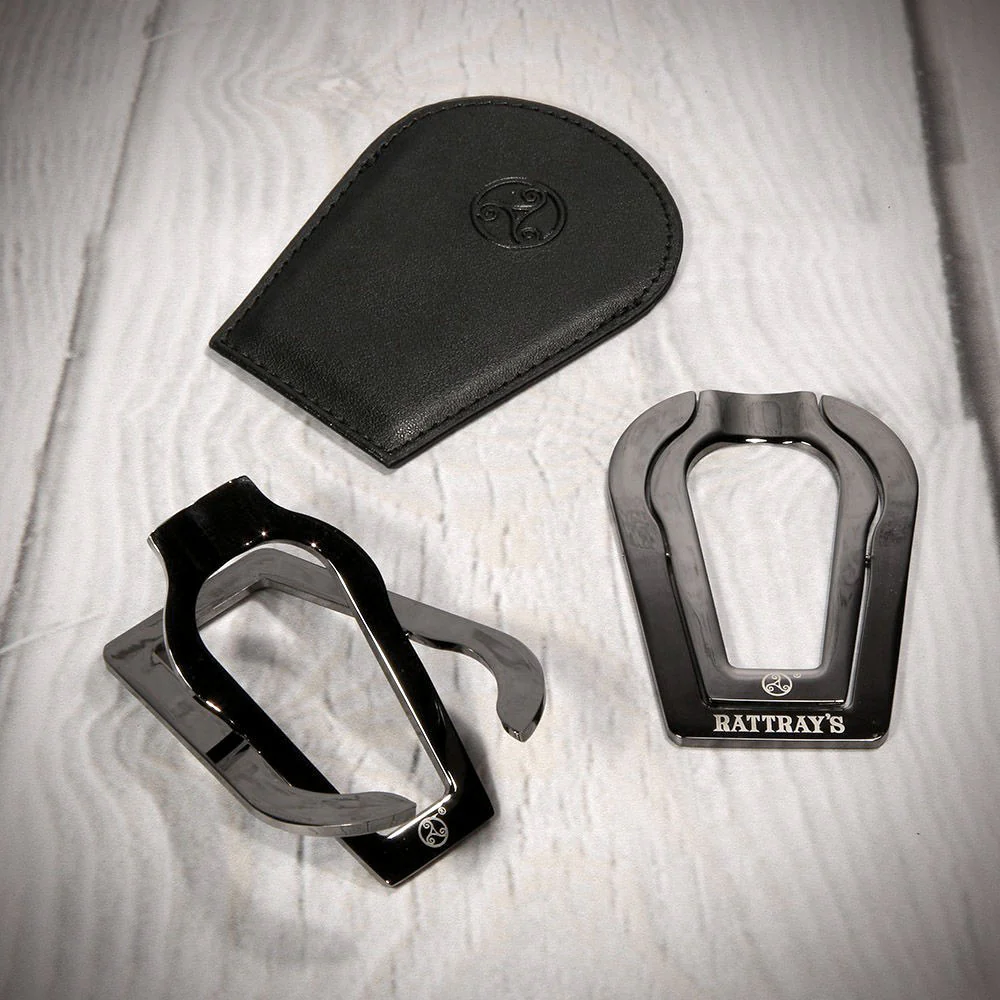 Rattray's Single Folding Pipe Rest High Polished Gunmetal - Image 2