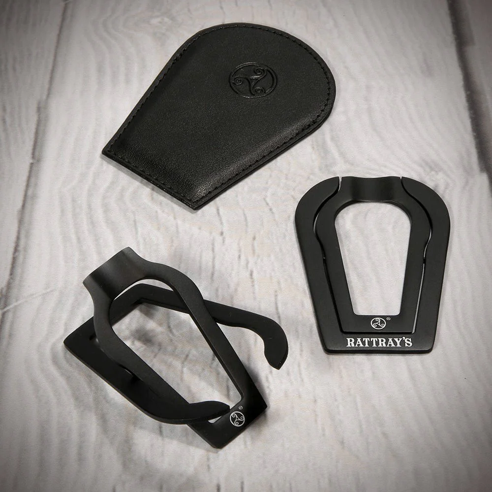 Rattray's Single Folding Pipe Rest Matte Black - Image 2
