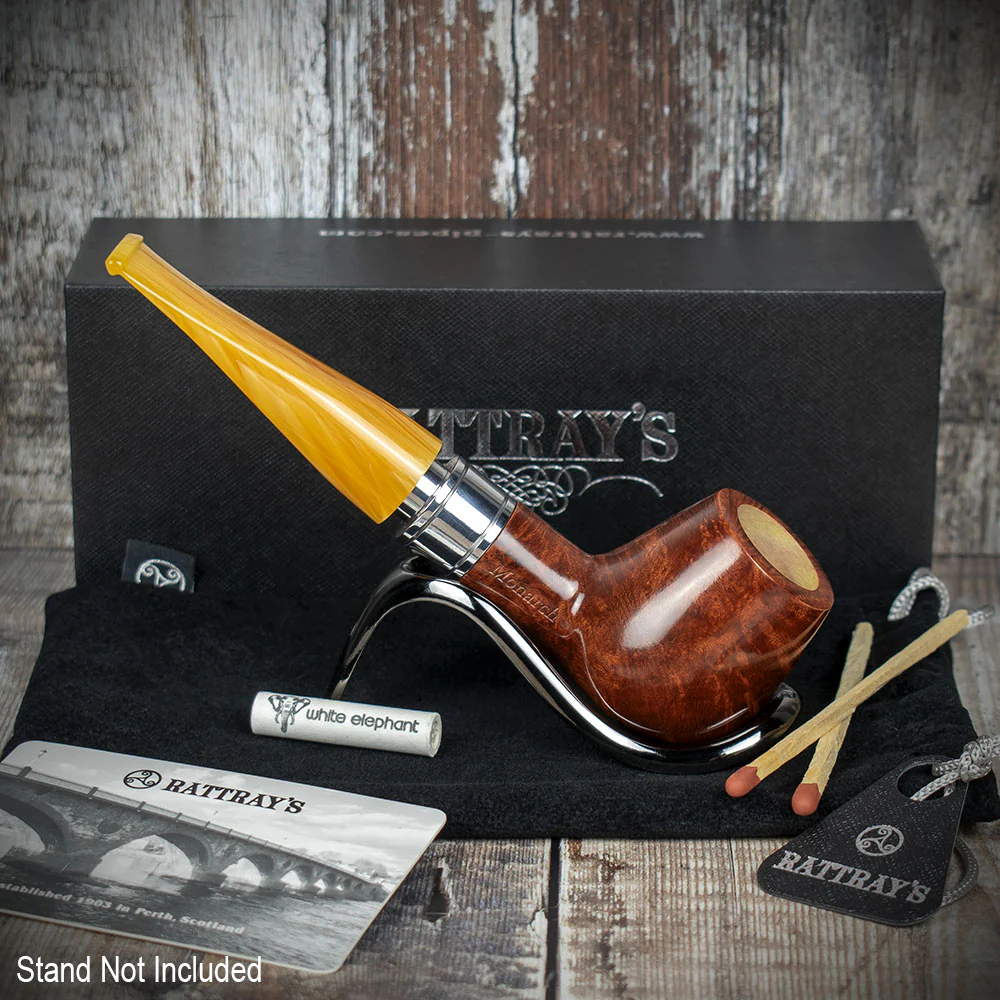 Rattray's Monarch Light 9mm Briar Smoking Pipe - Shape 18 - Image 3