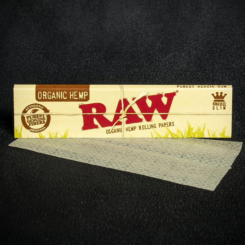 RAW King Size Slim Rolling Papers Organic - Bundle of 2 - Image 2