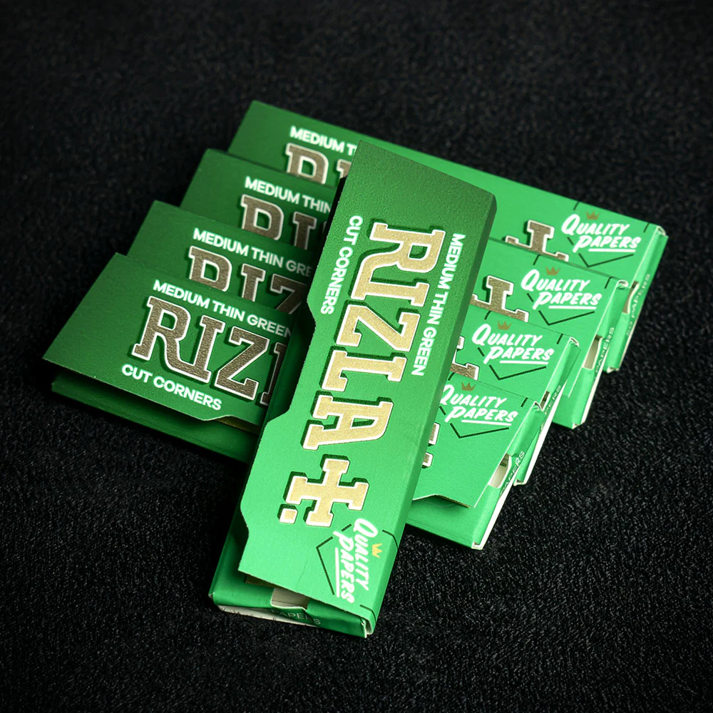 Rizla Regular Green Rolling Papers - Bundle of 5