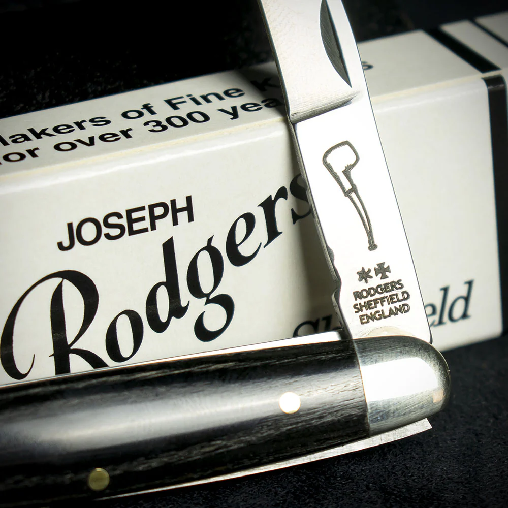 Rodgers Classic Pipe Smokers Knife - Blackwood Handle - Image 2