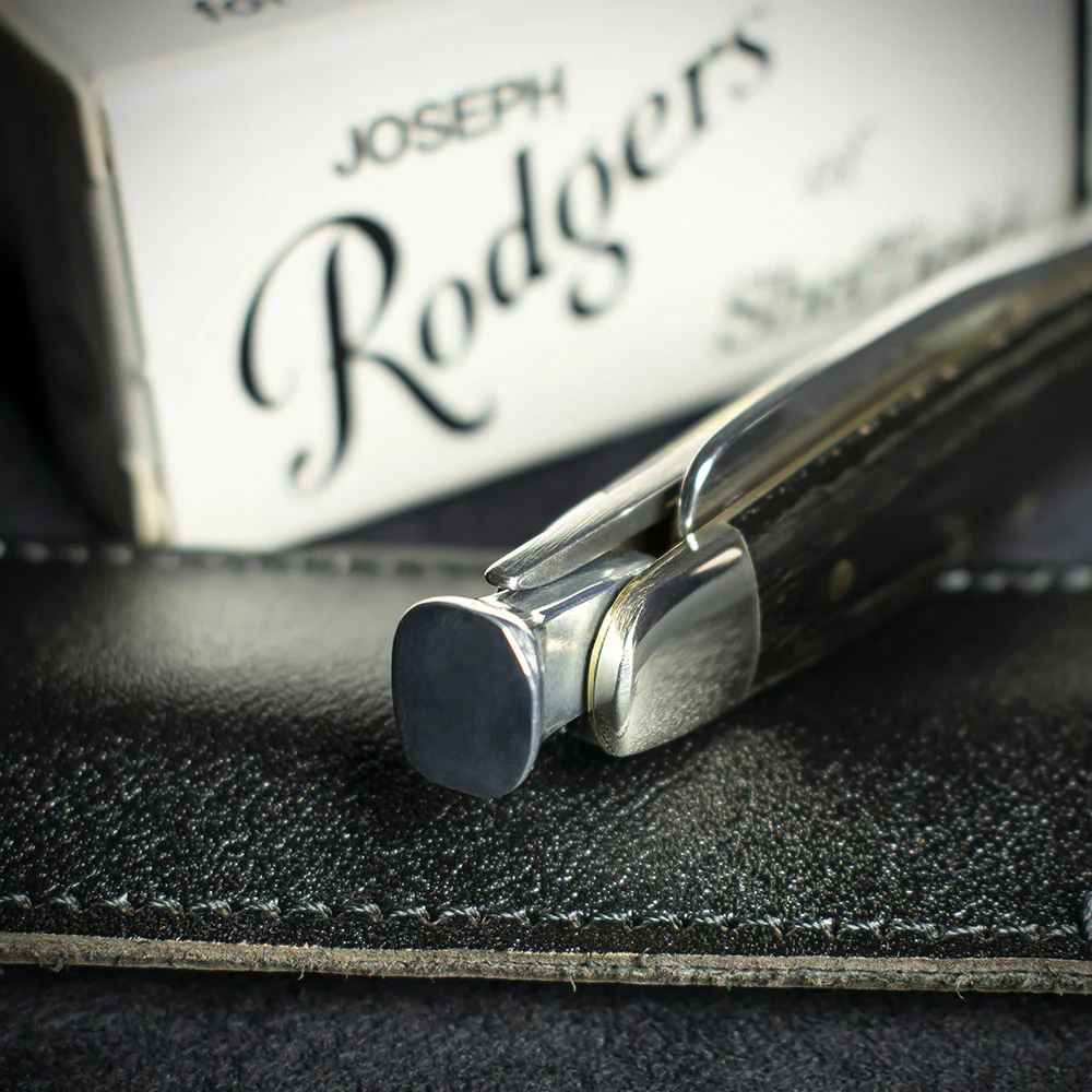 Rodgers Classic Pipe Smokers Knife - Blackwood Handle - Image 5