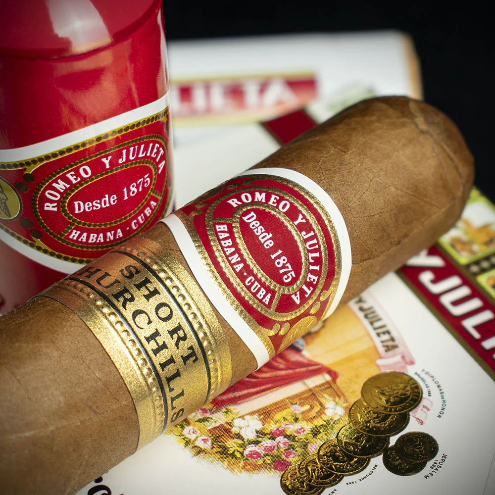 Romeo y Julieta Short Churchill Tubos Cuban Cigars - 3 Pack - Image 3