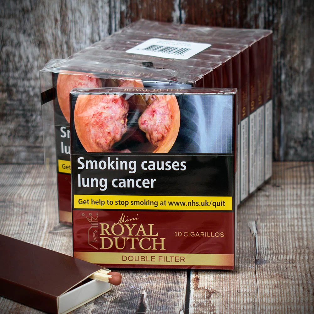 Royal Dutch Double Filter Cigarillos - Pack of 10 - Image 3