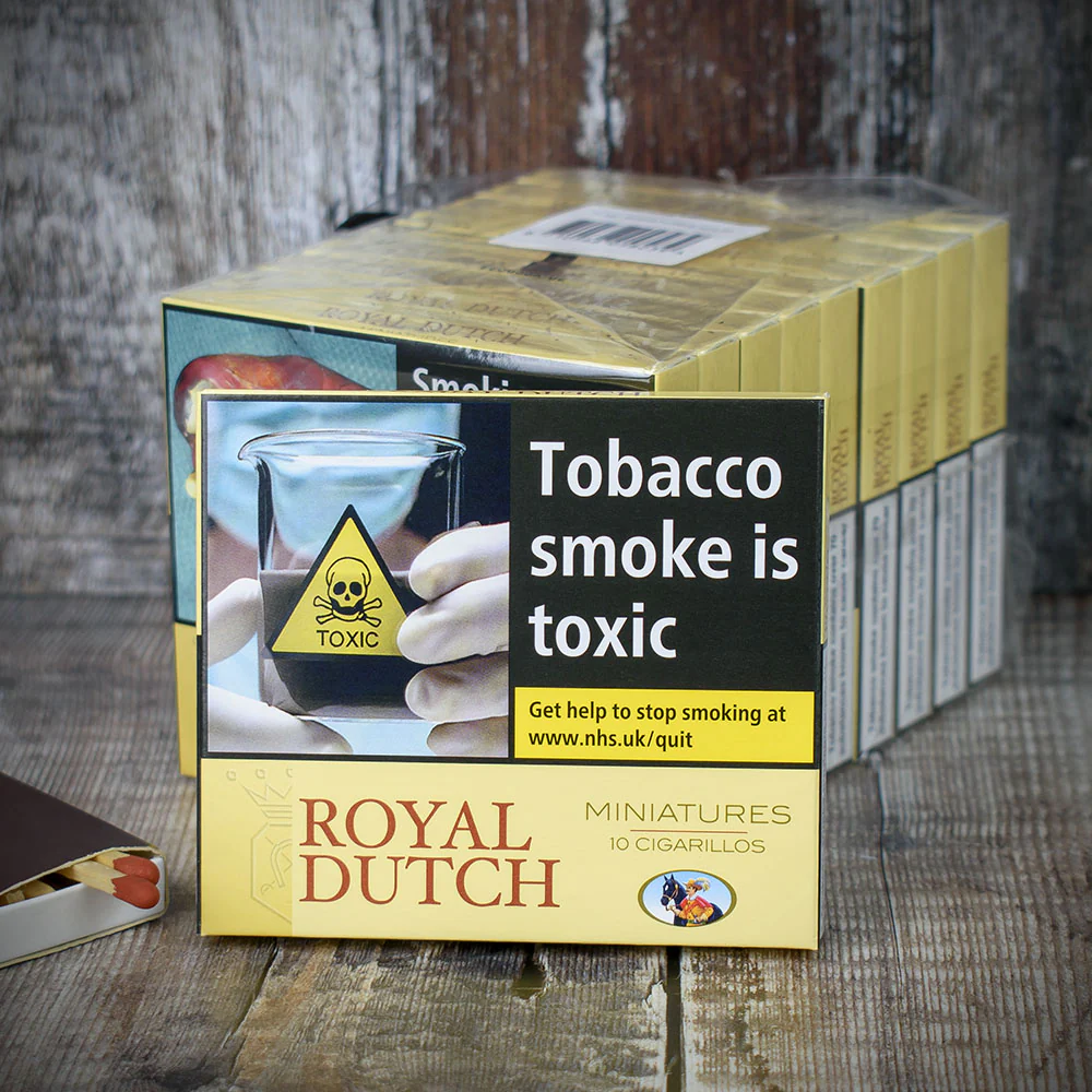 Royal Dutch Gold Miniature Cigarillos - Pack of 10 - Image 3
