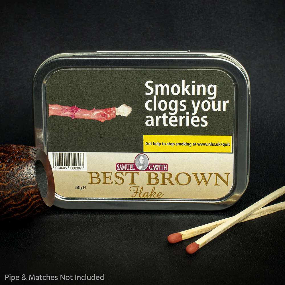 Samuel Gawith Best Brown Flake Pipe Tobacco - 50g Tin - Image 2