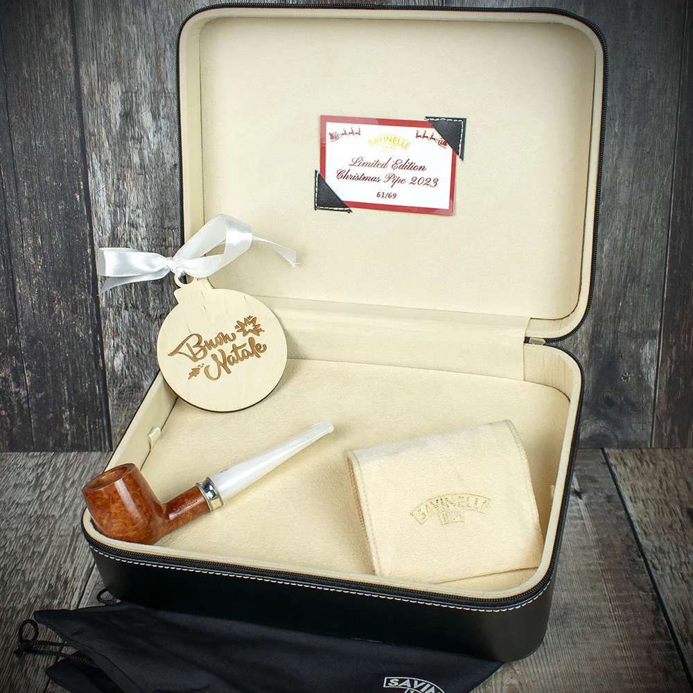 Savinelli 2023 Limited Edition Christmas Briar Smoking Pipe - (61/69) - Image 7
