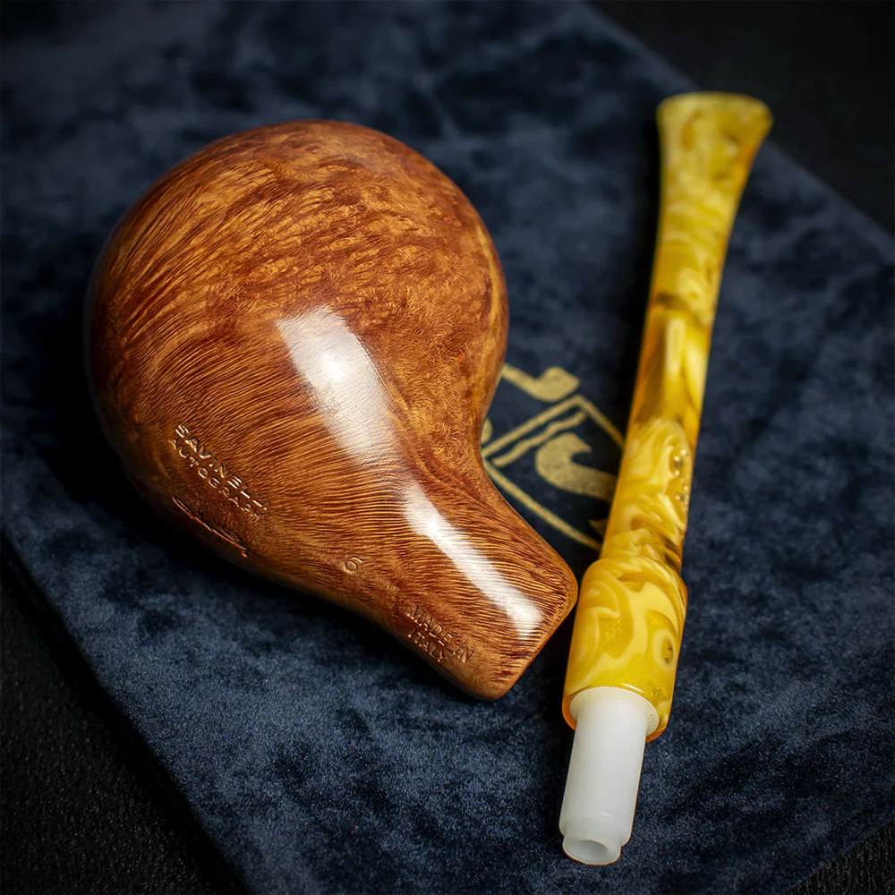 Savinelli Autograph (Limited Edition) 6 Smooth Natural Briar Pipe - 02 - Image 4