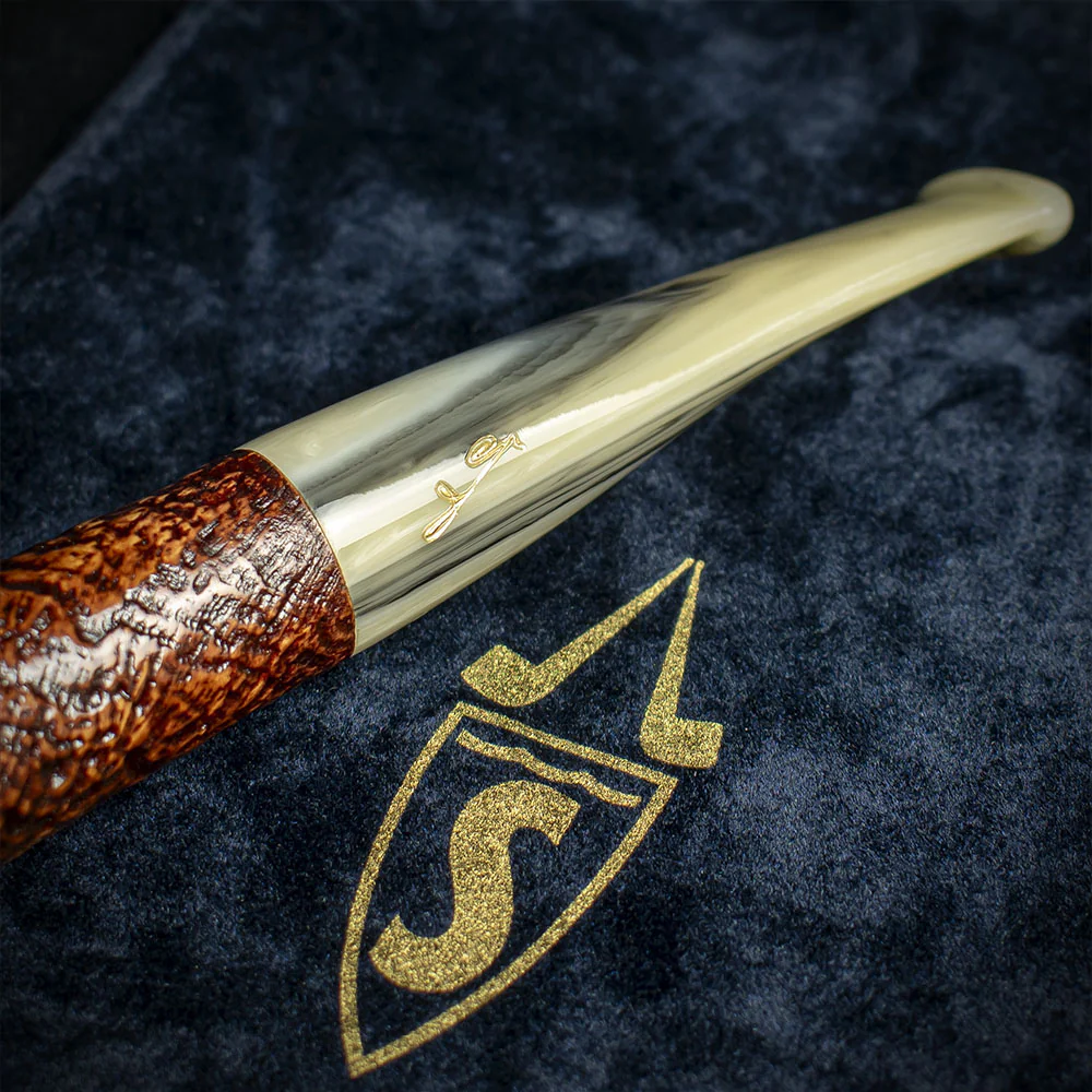 Savinelli Autograph (Limited Edition) Sandblast Brown Briar Pipe - 06 - Image 6