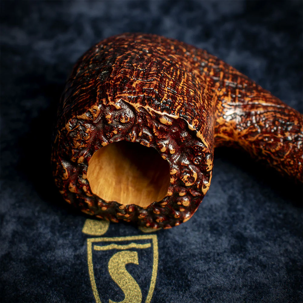 Savinelli Autograph (Limited Edition) Sandblast Brown Briar Pipe - 09 - Image 5