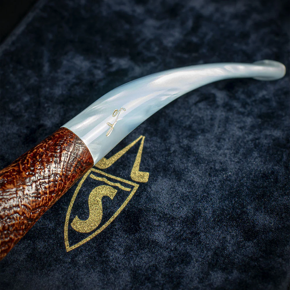 Savinelli Autograph (Limited Edition) Sandblast Brown Briar Pipe - 09 - Image 6