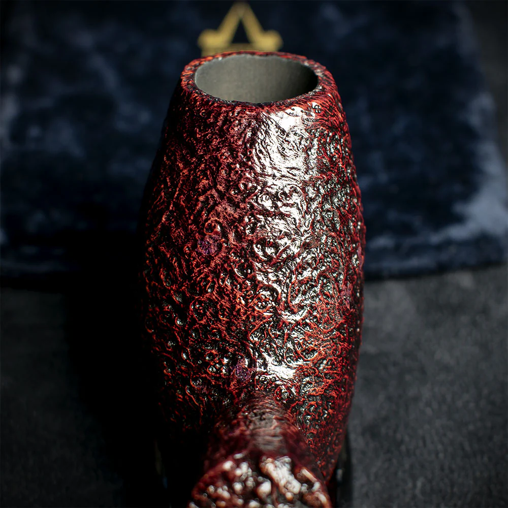 Savinelli Autograph (Limited Edition) Sandblasted Black Briar Pipe - 04 - Image 7