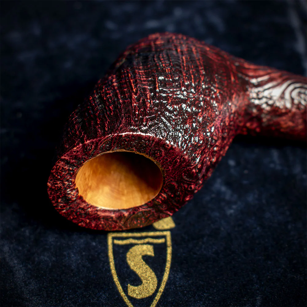 Savinelli Autograph (Limited Edition) Sandblasted Black Briar Pipe - 12 - Image 5