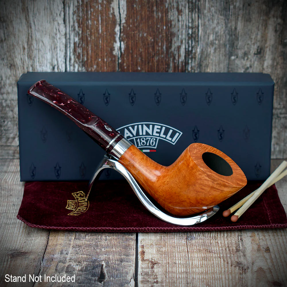 Savinelli Bacco Smooth Natural 904 - 6mm Briar Pipe - Image 3