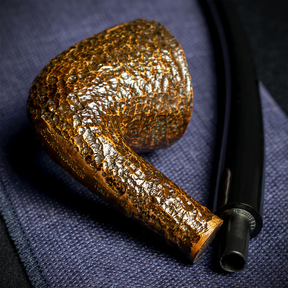 Savinelli Brownblast Churchwarden Briar Pipe - 921 6mm - Image 4