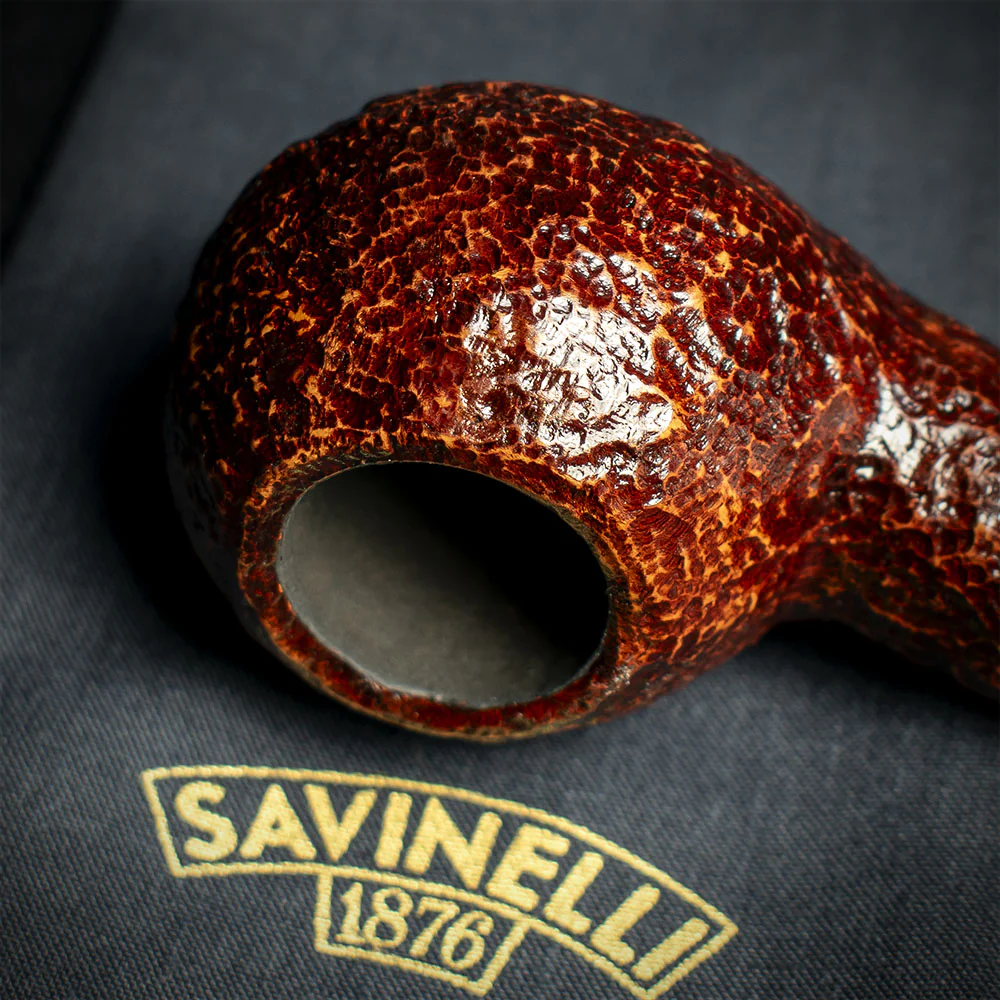 Savinelli Dolomiti Rustic Light Brown 321 - 9mm Briar Pipe - Image 5