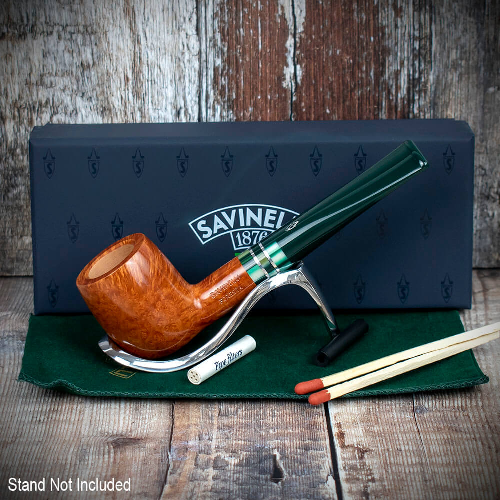 Savinelli Foresta Smooth Natural 106 - 6mm Briar Pipe - Image 2