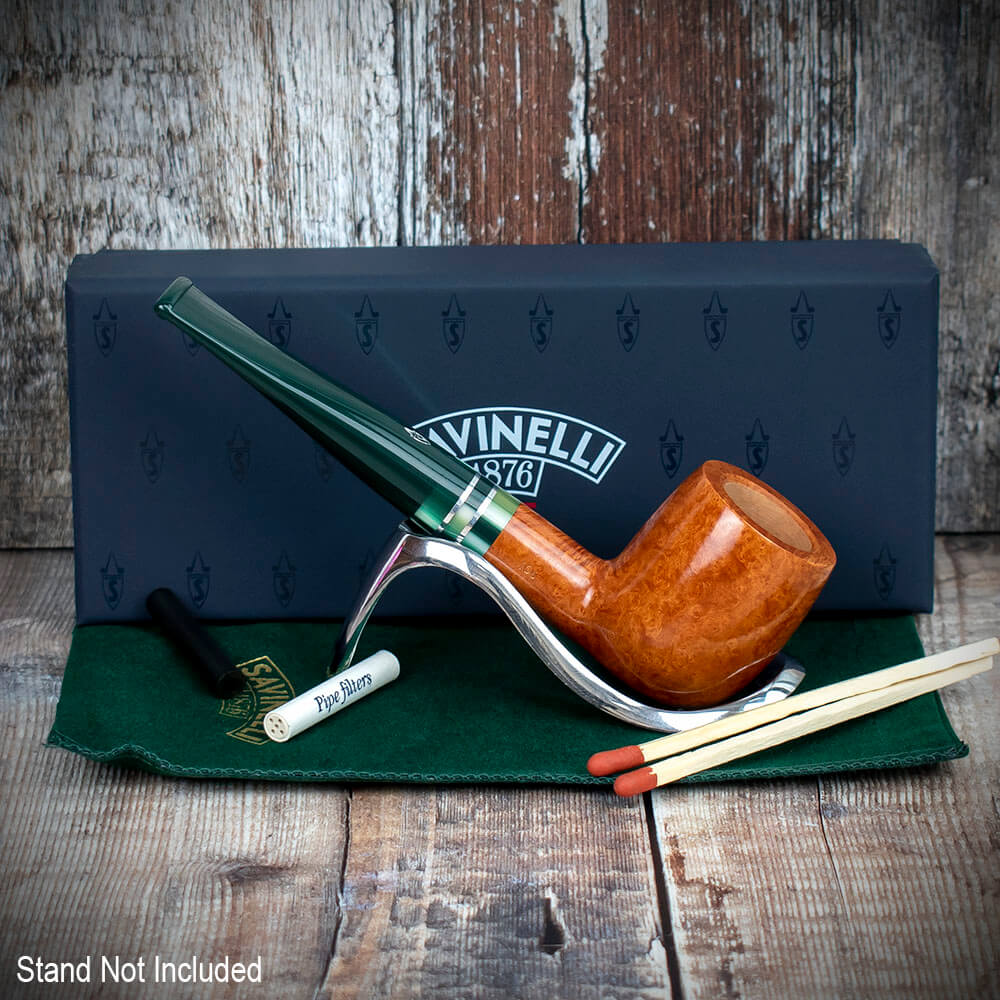 Savinelli Foresta Smooth Natural 106 - 6mm Briar Pipe - Image 3