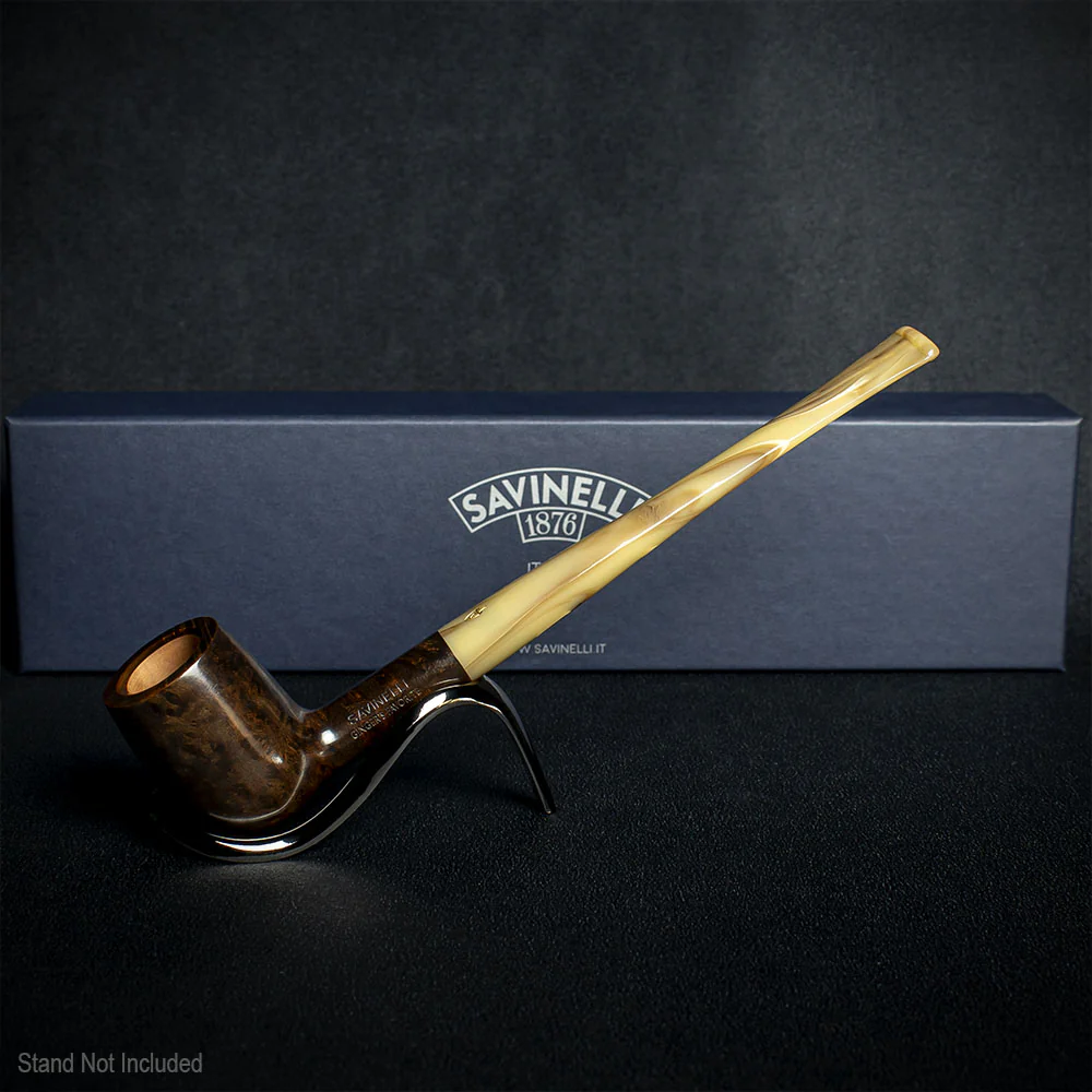Savinelli Ginger's Favourite Smooth Brown Briar Pipe - 104 6mm - Image 2