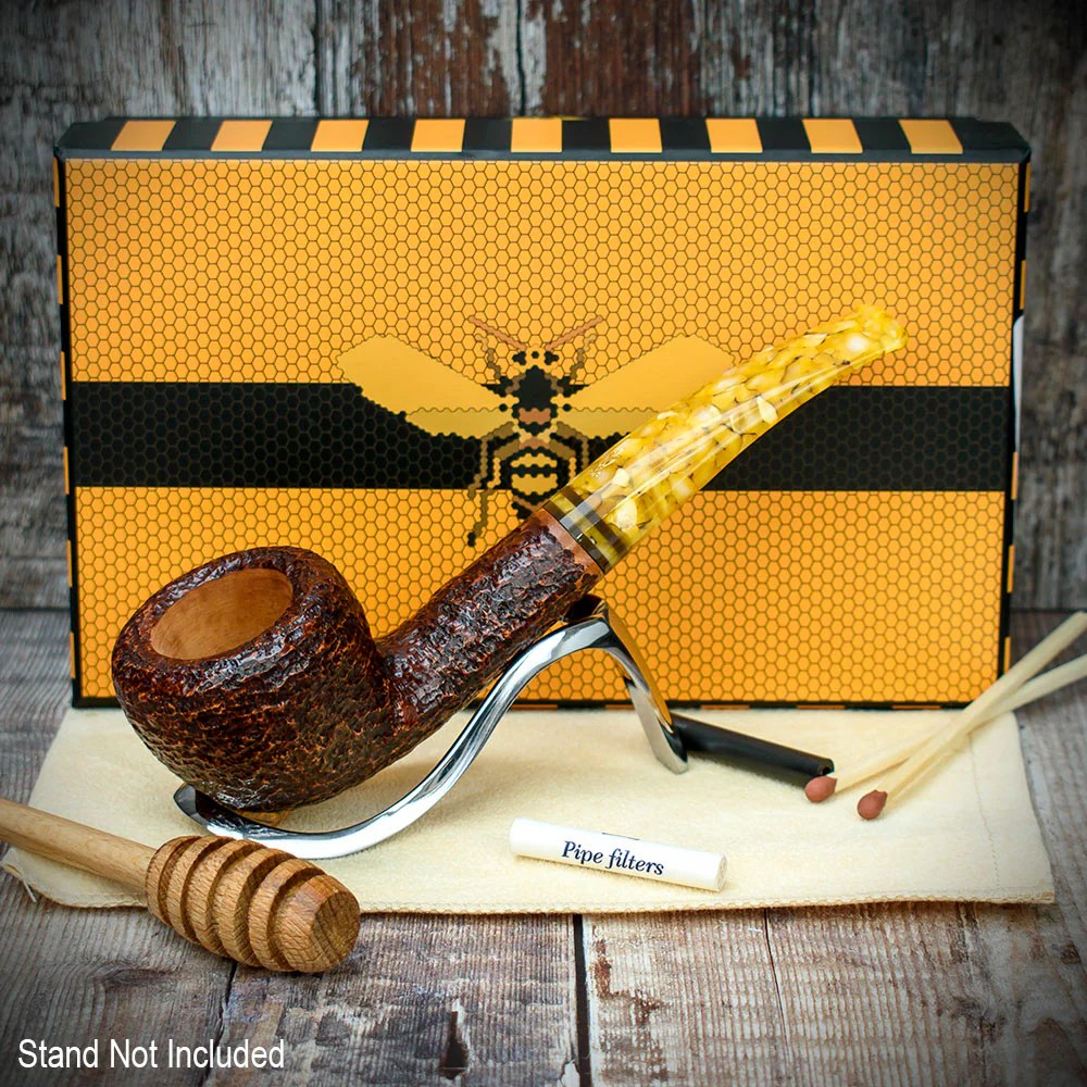 Savinelli Miele Rusticata Brownblast 316 - 6mm Briar Pipe - Image 2