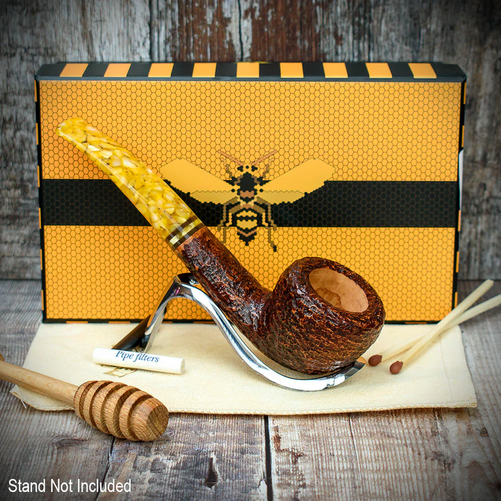 Savinelli Miele Rusticata Brownblast 316 - 6mm Briar Pipe - Image 3