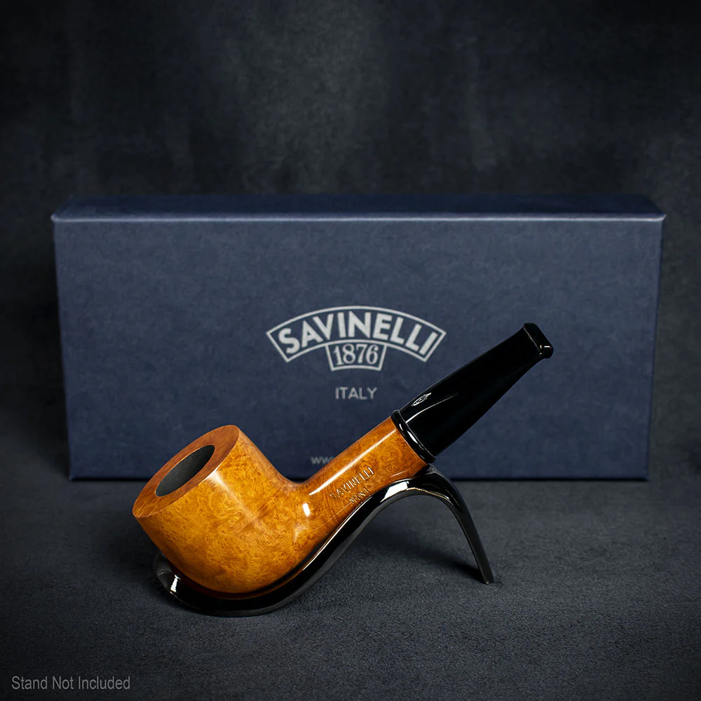 Savinelli Mini - Smooth Briar Smoking Pipe - Shape 128 (6mm) - Image 2