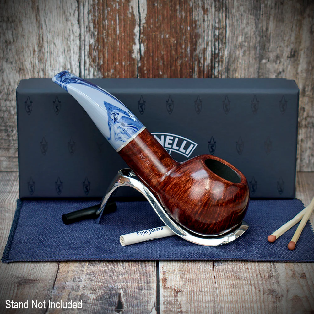 Savinelli Oceano Smooth 320 - 6mm Briar Pipe - Image 3