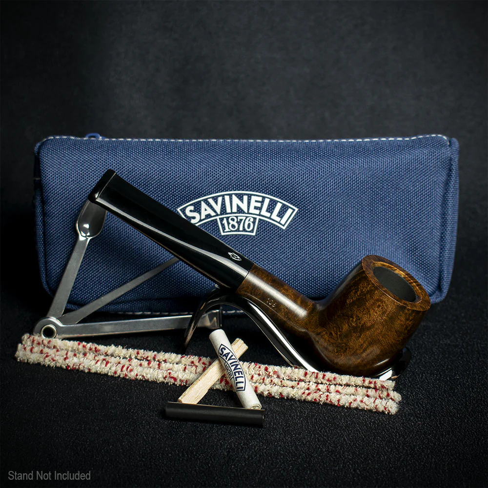 Savinelli One Smooth Brown 106 Pipe Starter Kit - Image 3