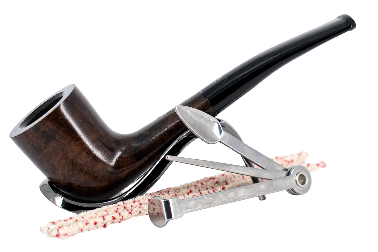 Savinelli One Smooth Brown 404 Pipe Starter Kit