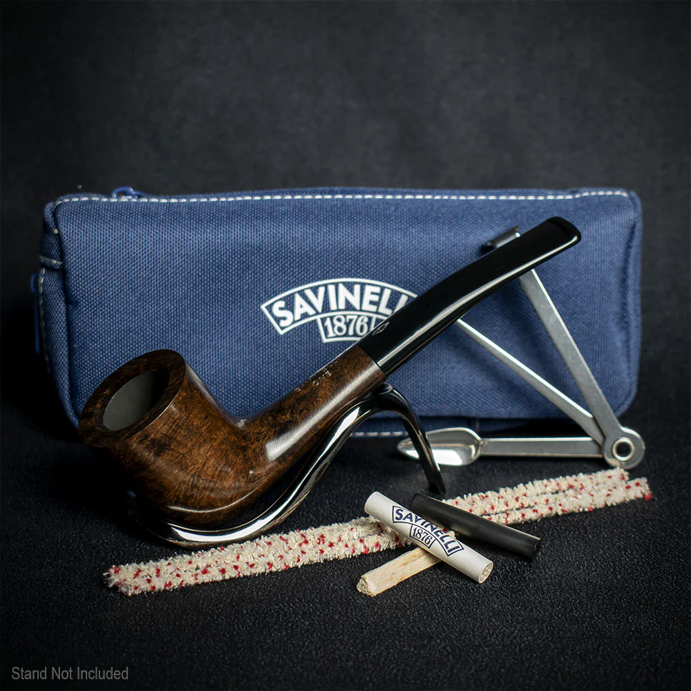 Savinelli One Smooth Brown 404 Pipe Starter Kit - Image 2