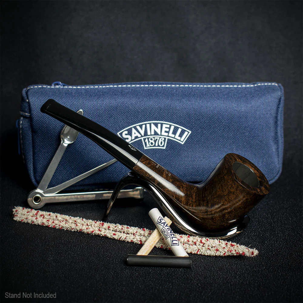 Savinelli One Smooth Brown 404 Pipe Starter Kit - Image 3