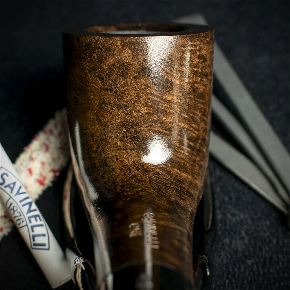 Savinelli One Smooth Brown 404 Pipe Starter Kit - Image 7