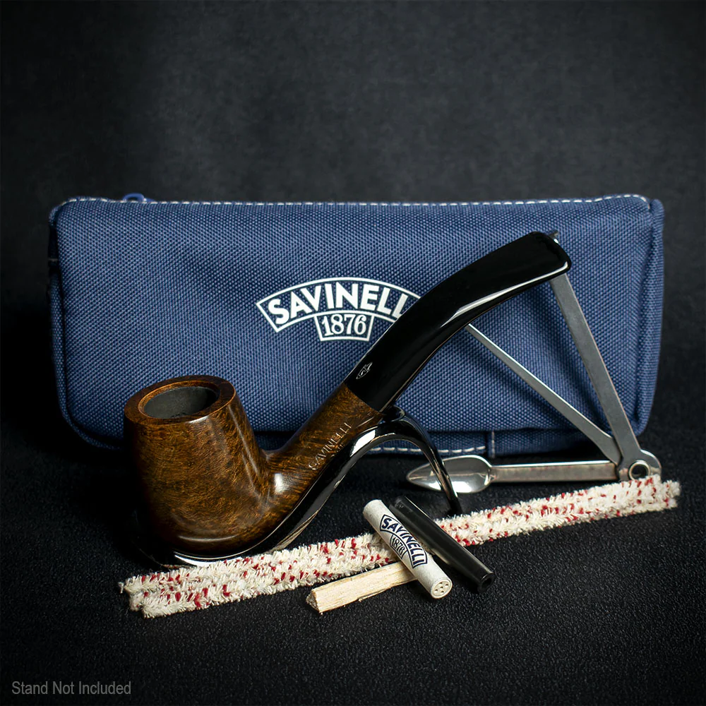 Savinelli One Smooth Brown 601 Pipe Starter Kit - Image 2