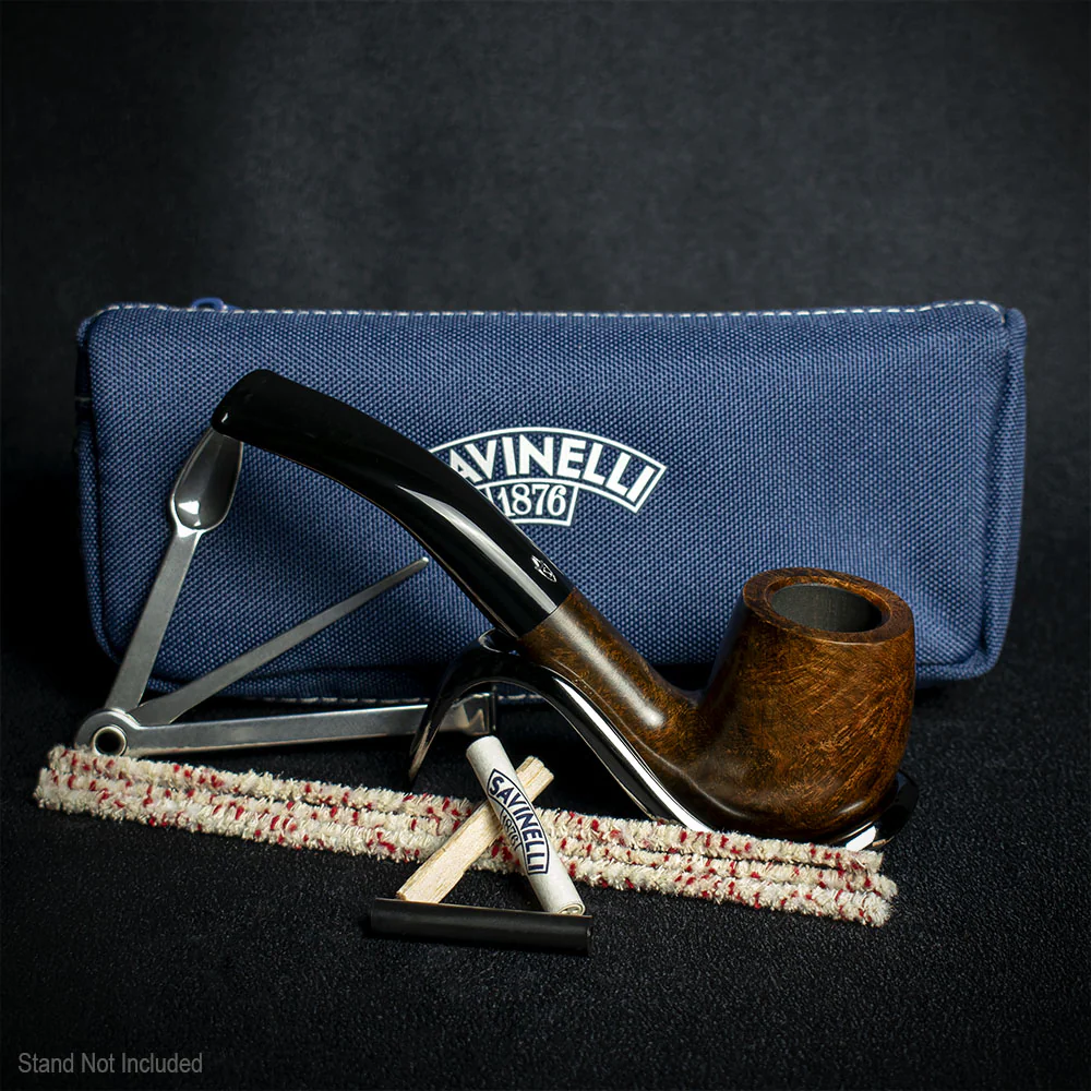 Savinelli One Smooth Brown 601 Pipe Starter Kit - Image 3
