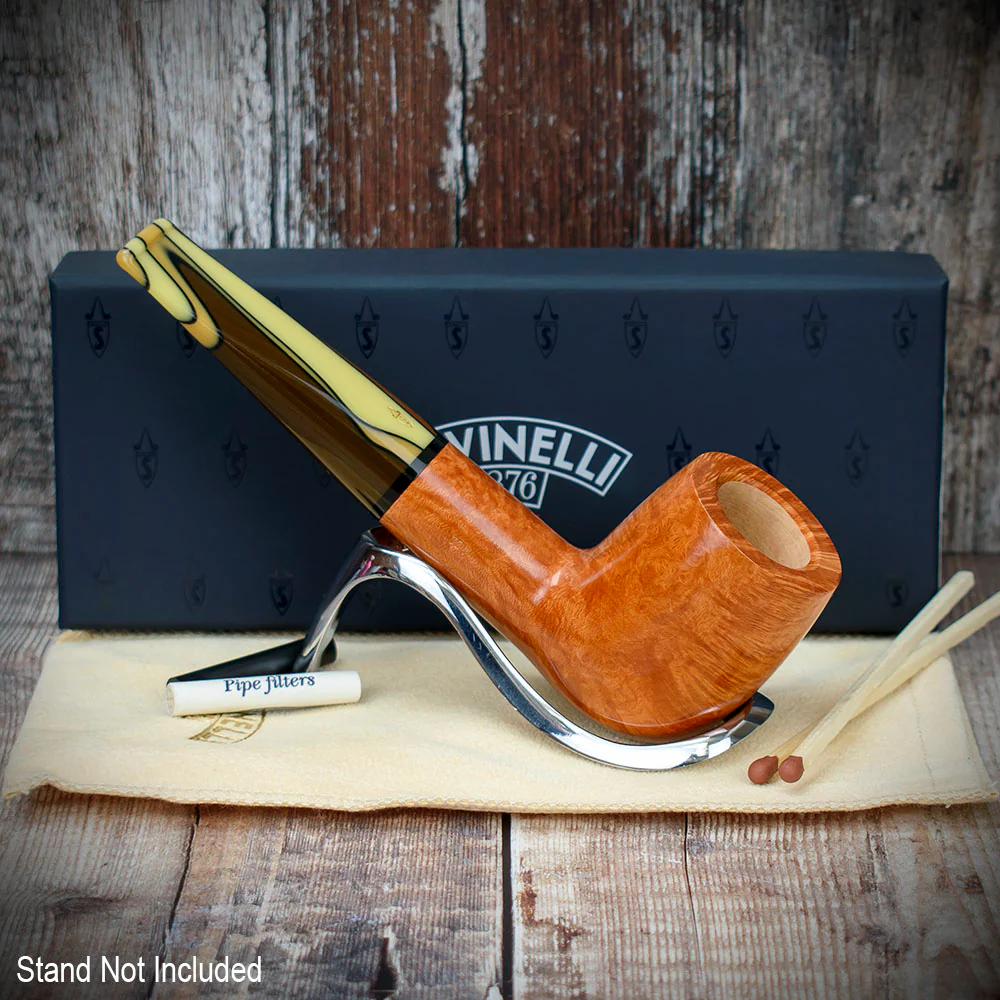 Savinelli Paloma Smooth Brown 101 - 6mm Briar Pipe - Image 3