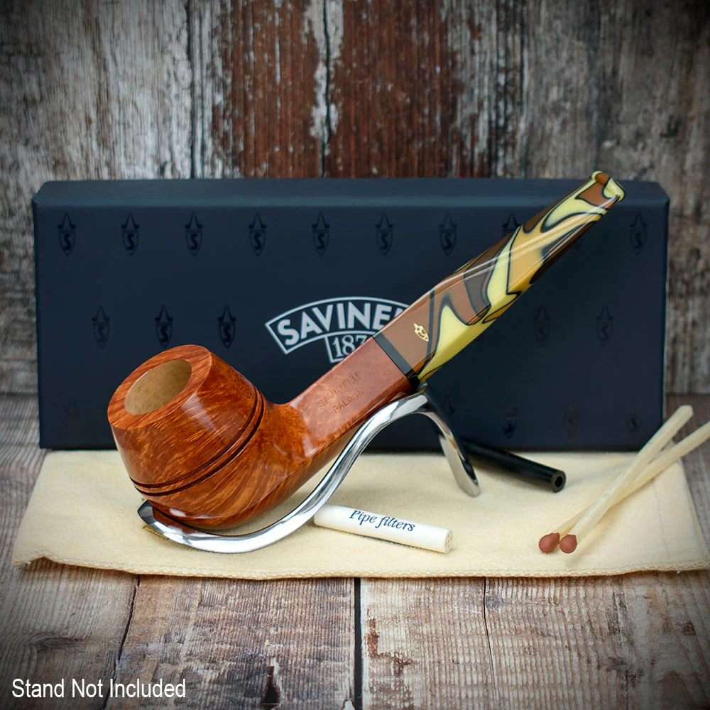 Savinelli Paloma Smooth Brown 510 - 6mm Briar Pipe - Image 2
