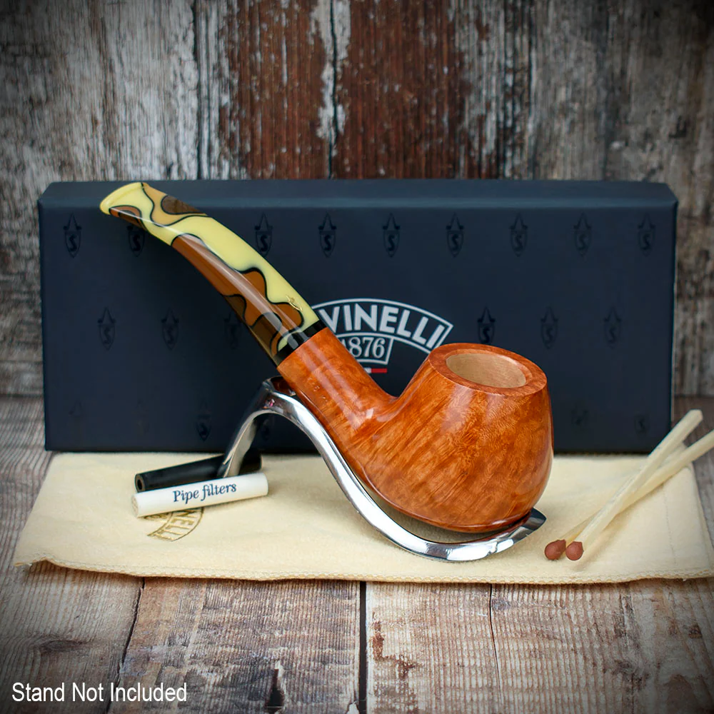 Savinelli Paloma Smooth Brown 645 - 6mm Briar Pipe - Image 3