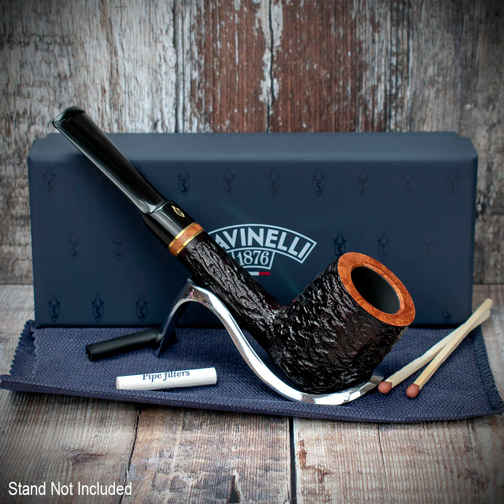 Savinelli Porto Cervo Rustic 114KS - 6mm Briar Pipe - Image 3