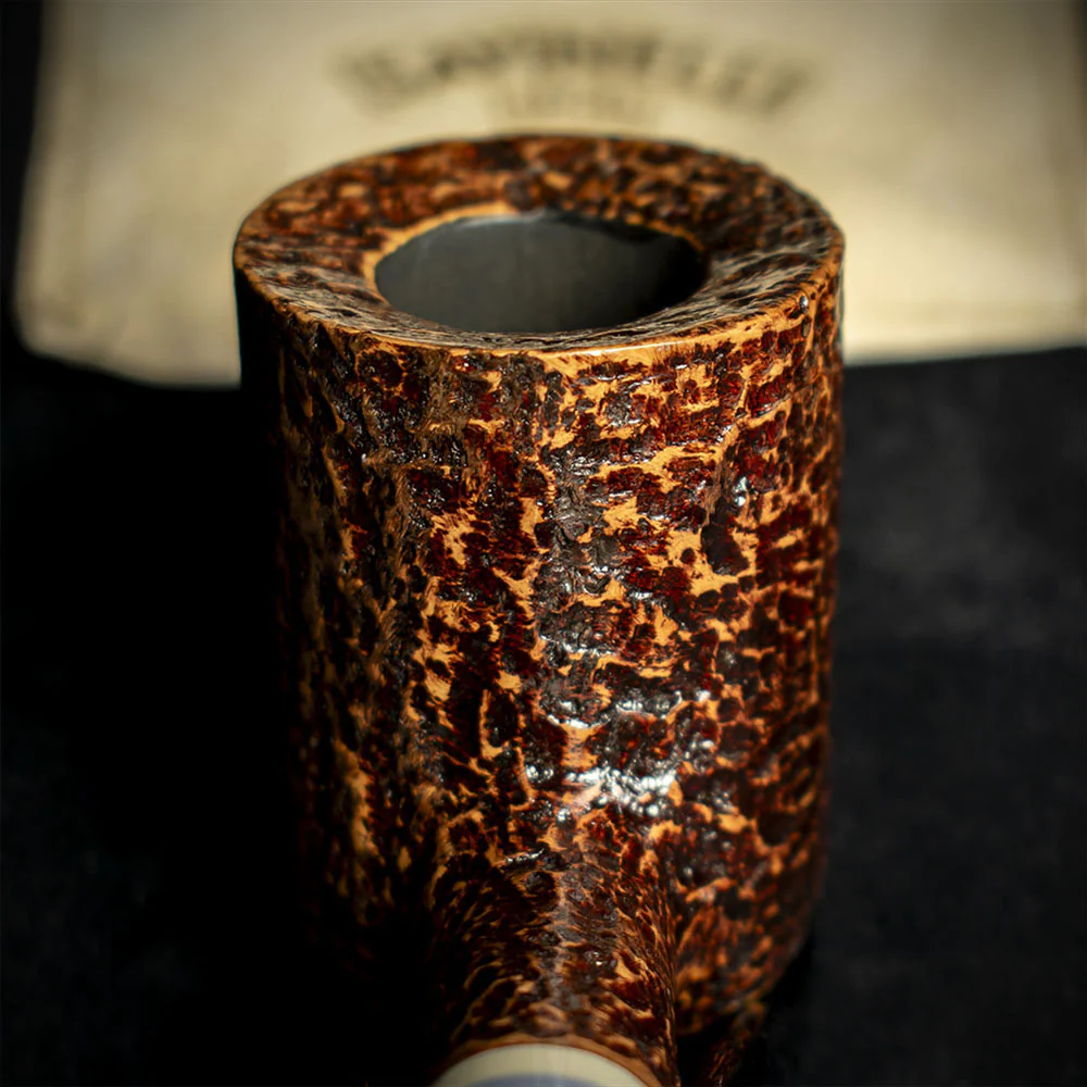 Savinelli Sasso Rusticated 311 - 6mm Briar Pipe - Image 7