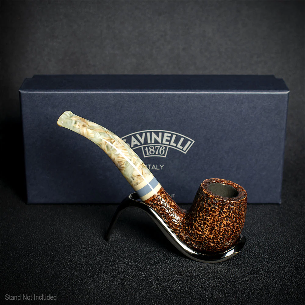 Savinelli Sasso Rusticated 601 - 6mm Briar Pipe - Image 3