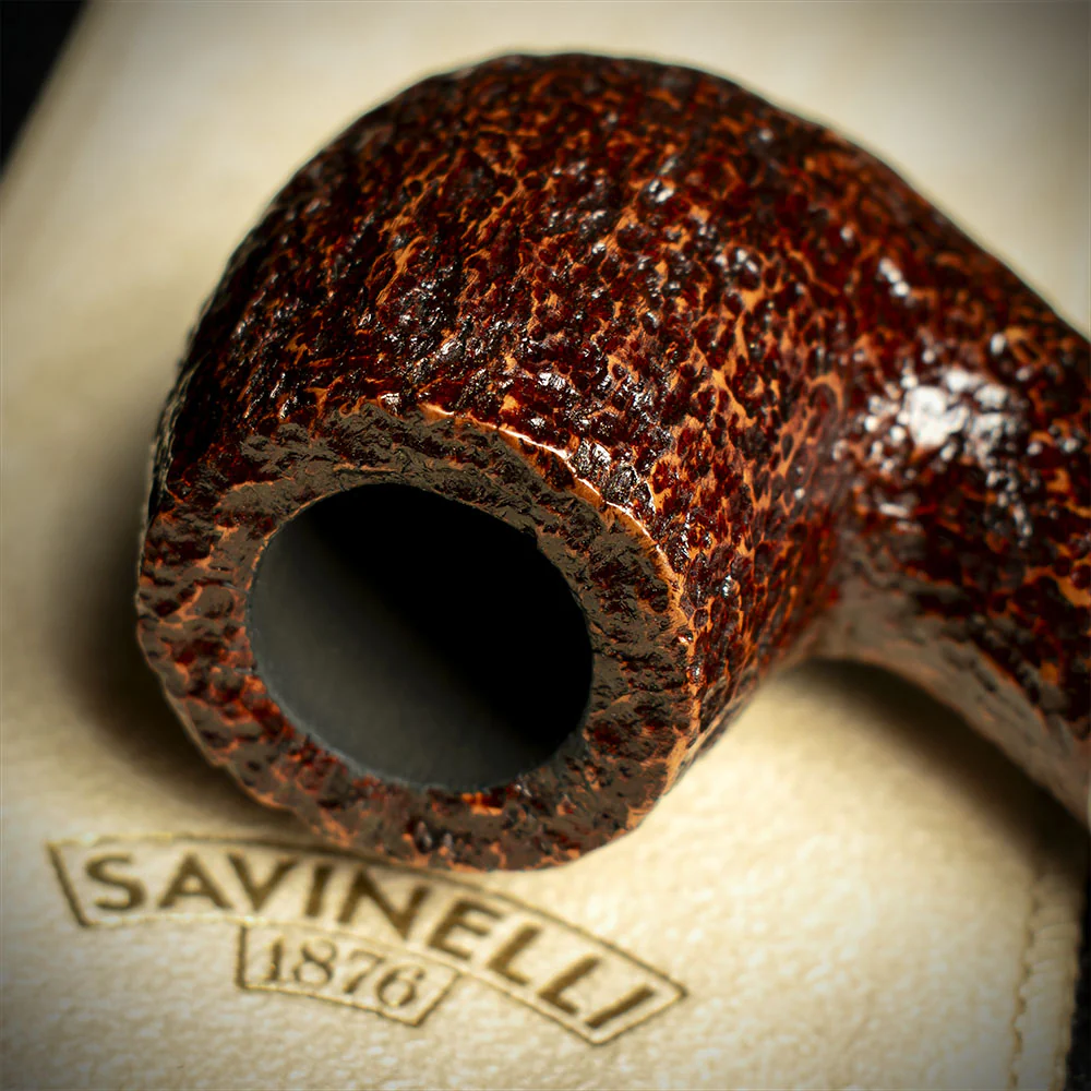 Savinelli Sasso Rusticated 616KS - 6mm Briar Pipe - Image 5