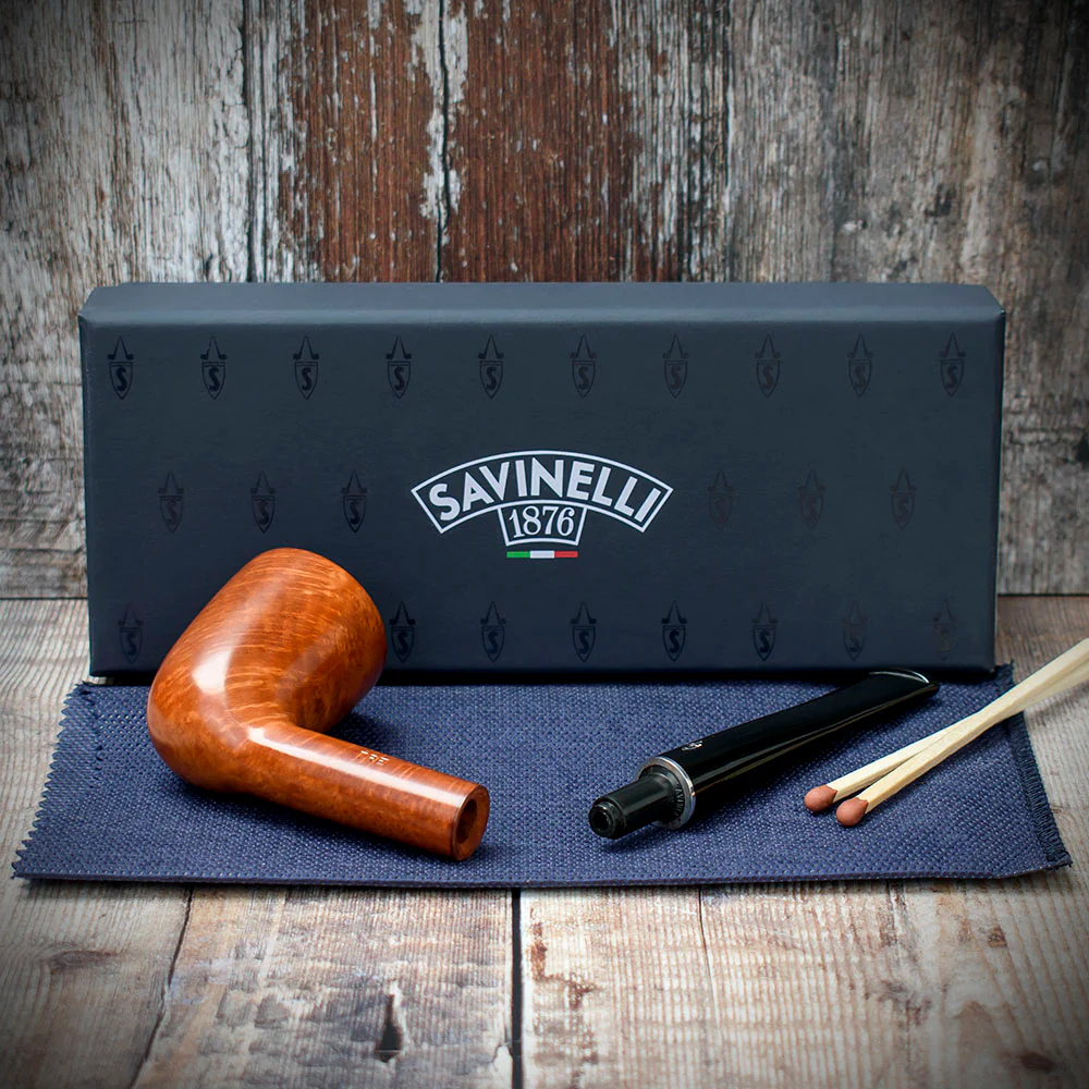 Savinelli Tre Smooth Briar Pipe - 401 - Image 4