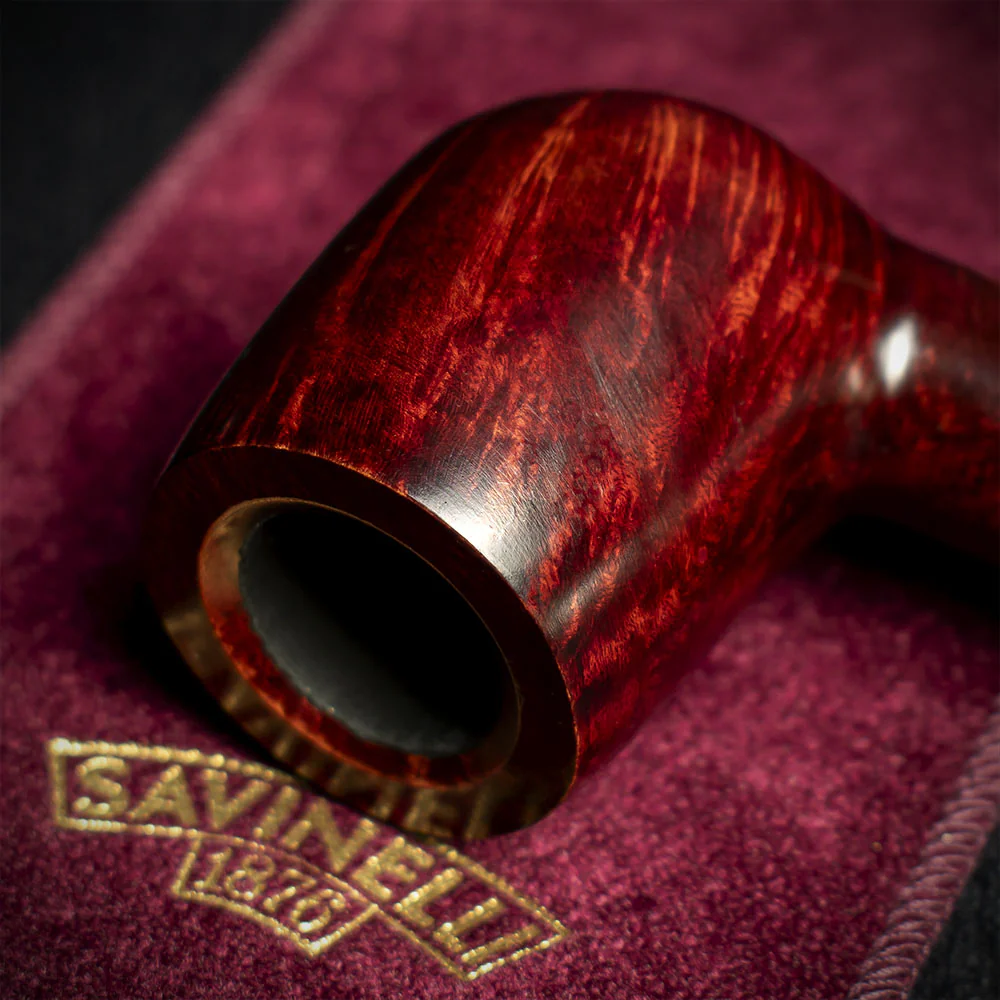 Savinelli Vigna Liscia Marrone 141 - 6mm Briar Pipe - Image 5
